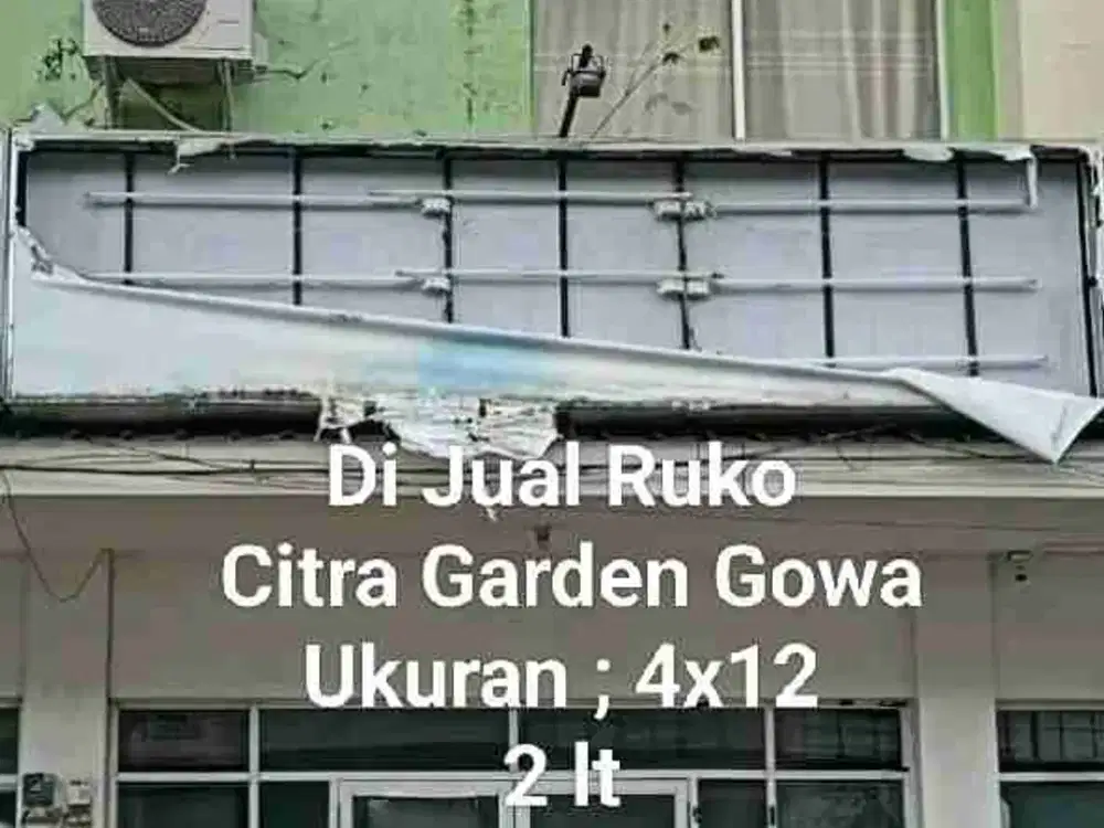 Di Jual Ruko Citra Garden, Gowa.