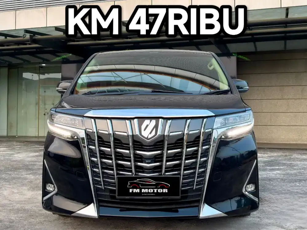 Toyota Alphard G ATPM 2019 AT 2.5, Km 47Ribu, Pajak Panjang (Vellfire)