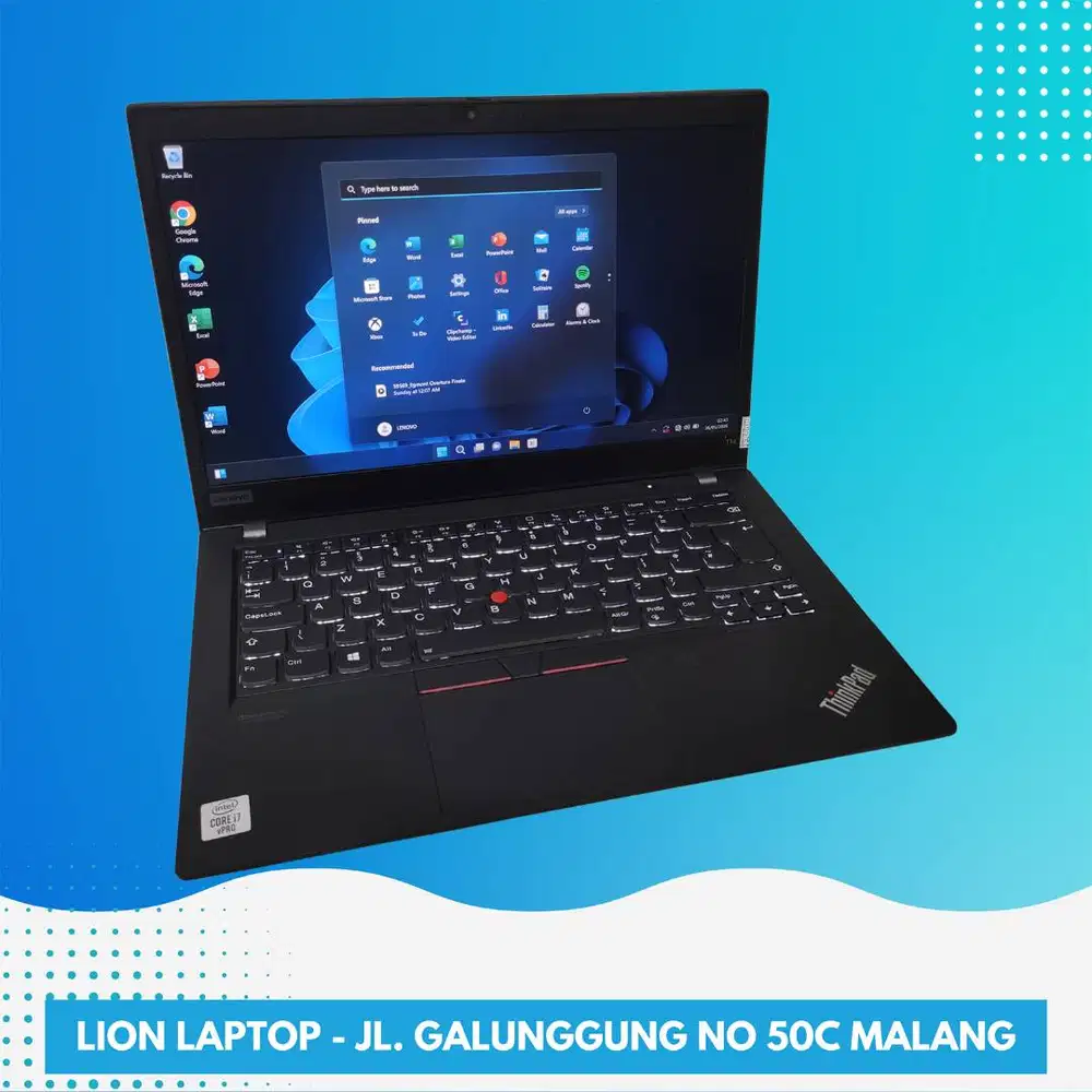 RAM 16GB i7 Gen 10 SSD 256GB Lenovo Thinkpad T14 gen 1 [11|08]