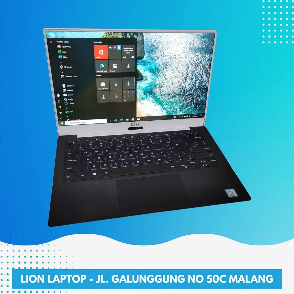 Slim & Ringan Core i5 RAM 8 SSD 256 DELL XPS 13 9370 [11|08]