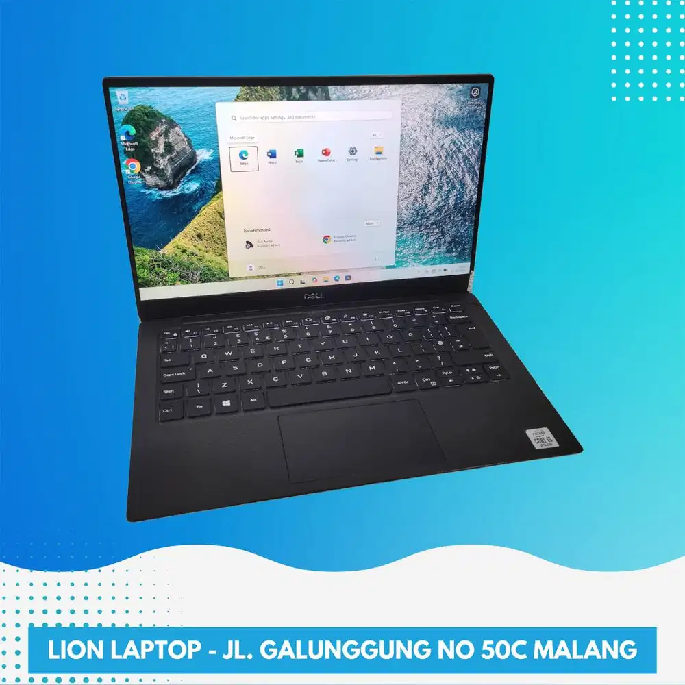 Slim & Ringan Core i5 gen 10 RAM 8 SSD 256 DELL XPS 13 7390 [11|08]