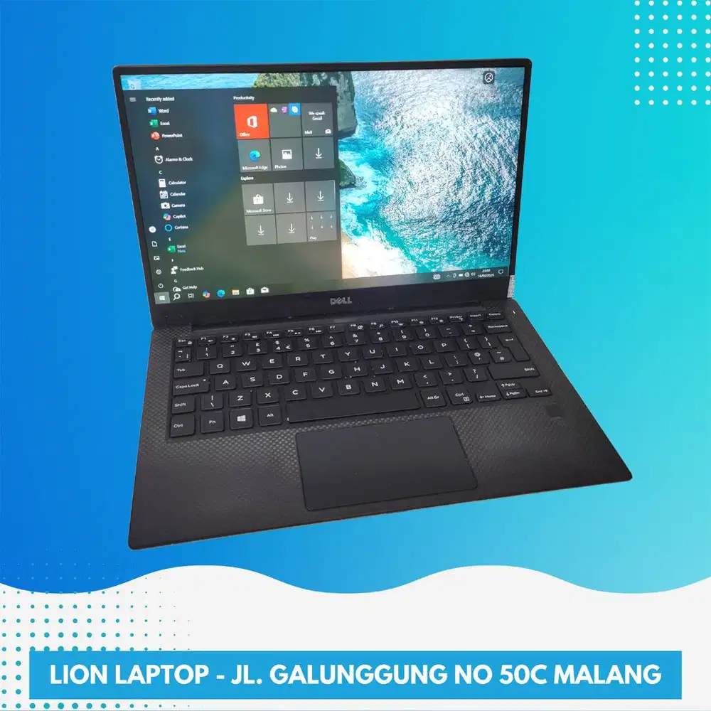 Slim & Ringan Core i7 RAM 8 SSD 256 DELL XPS 13 9360 [11|08]