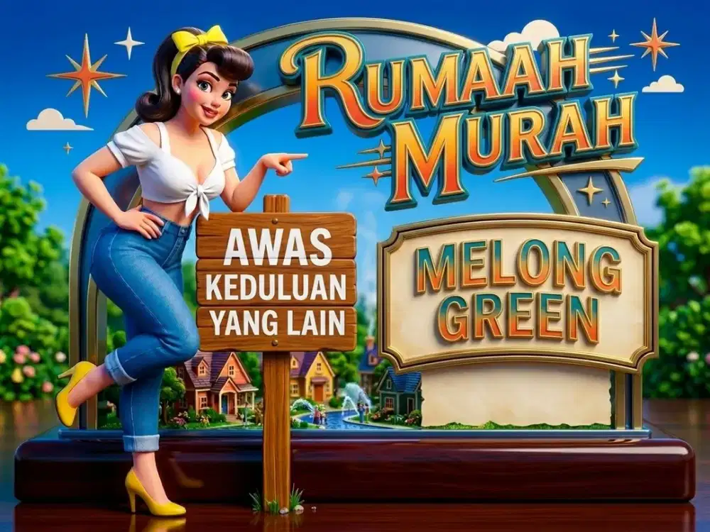 JUAL RUMAH DI MELONG GREEN, CIJERAH, CIMAHI.