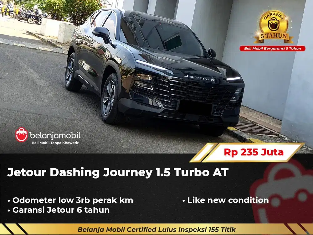 [ LOW KM 3RB ] Jetour Dashing Journey 1.5 Turbo AT 2025/2026