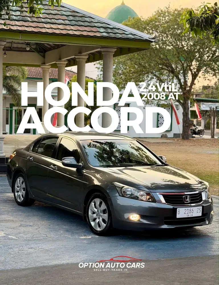 (DP 30jt) Accord 2.4 VTi-L 2008 Automatic KM 70rb!