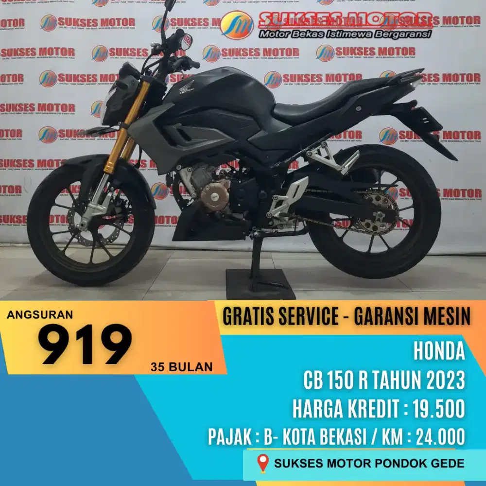 Honda CB 150 R 2023 angsuran 919rb