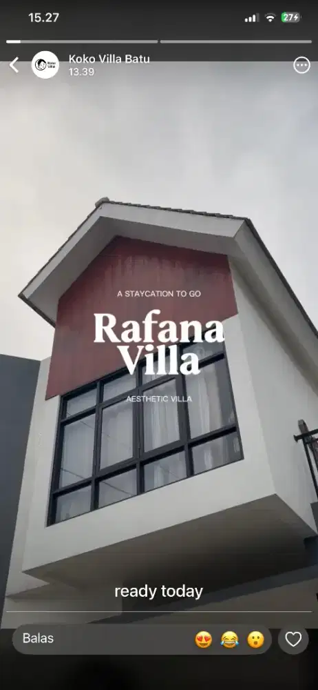 villa rafana&biby+interior warm dan elegan