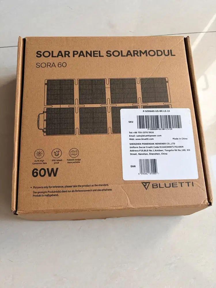 BLUETTI Sora 60W Solar Panel
