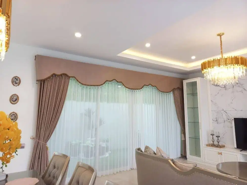 Supplier Gorden Blackout Pasang Skat Klinik Hordeng Gordyn Vitrase