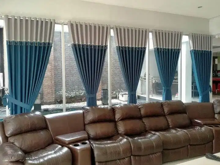 Jasa Pasang Gorden Custom Wallpaper Dinding 3D Gordyn Hordeng Korden