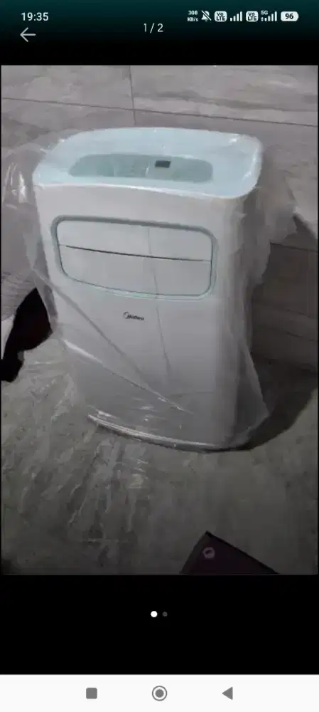 Jual ac portable Midea 1.5pk bekas