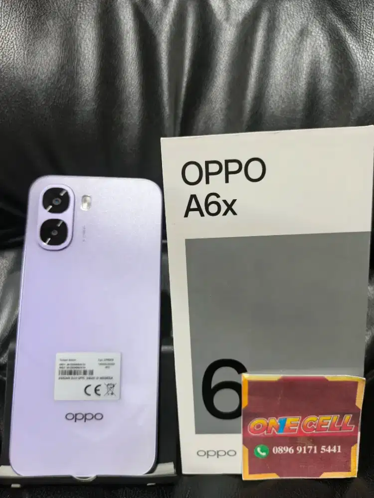 Oppo A6x Ram 4+4/128GB Fullset Ori Mulus