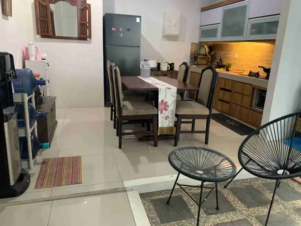 dijual rumah cantik view bandung di komplek bali garden full furnished di bandung utara awiligar