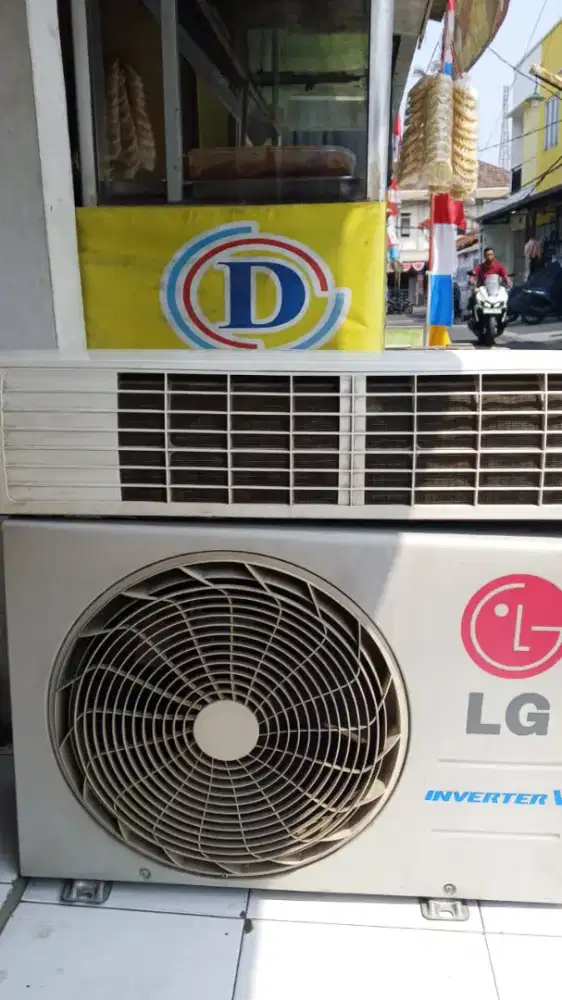 JUAL CEPAT AC LG INVERTER 1 PK LENGKAP – Indoor Outdoor Siap Pakai
