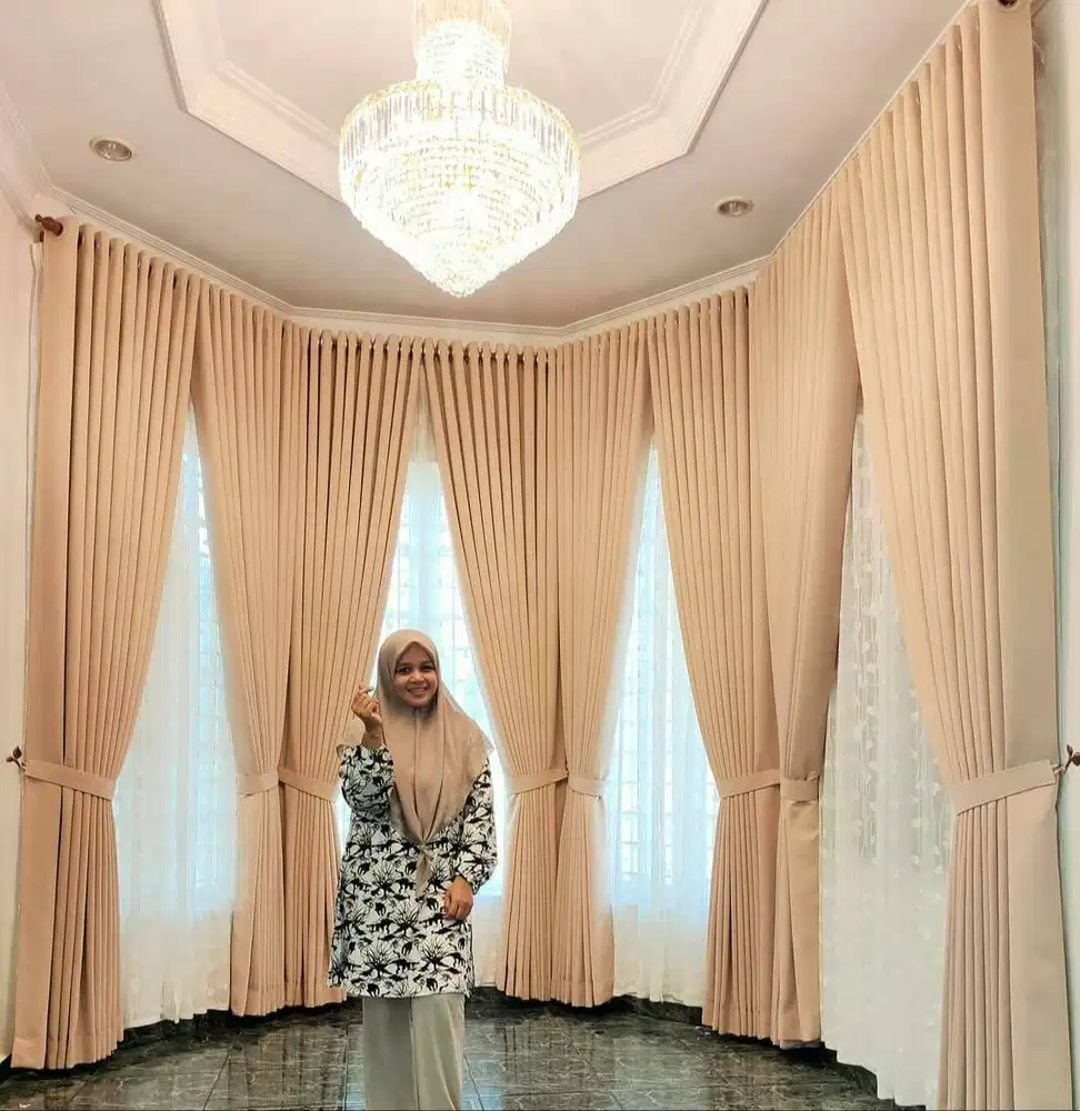 Jual Gorden Pasang Wallpaper Korden Gordeng Horden Roller Blind