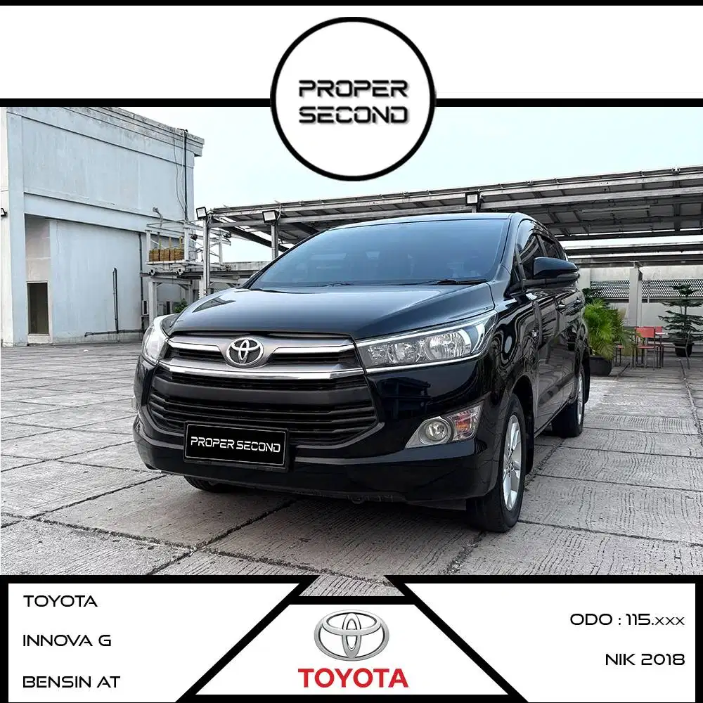 Toyota Kijang Innova Reborn G Bensin 2.0 AT 2018 Hitam