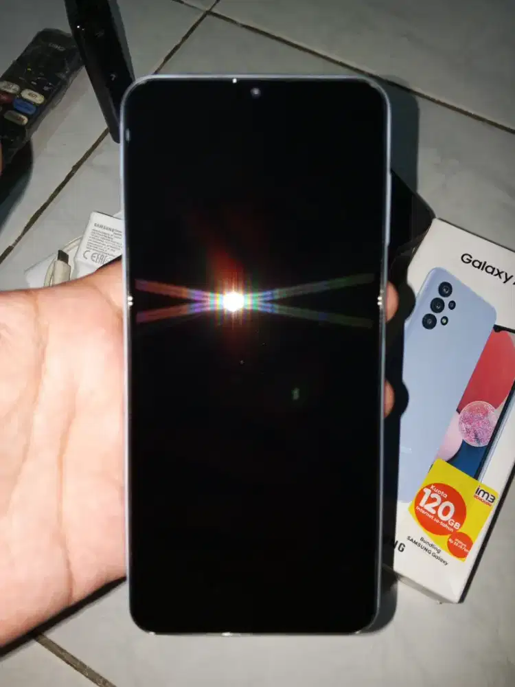DIJUAL HP SAMSUNG A13 BLUE RAM 4/128