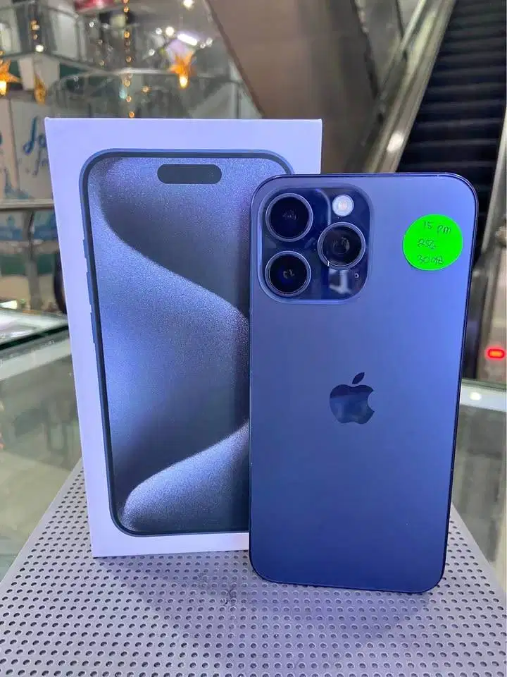 Second IPHONE 15 PROMAX 256gb Blue Titanium IBOX Mantapp