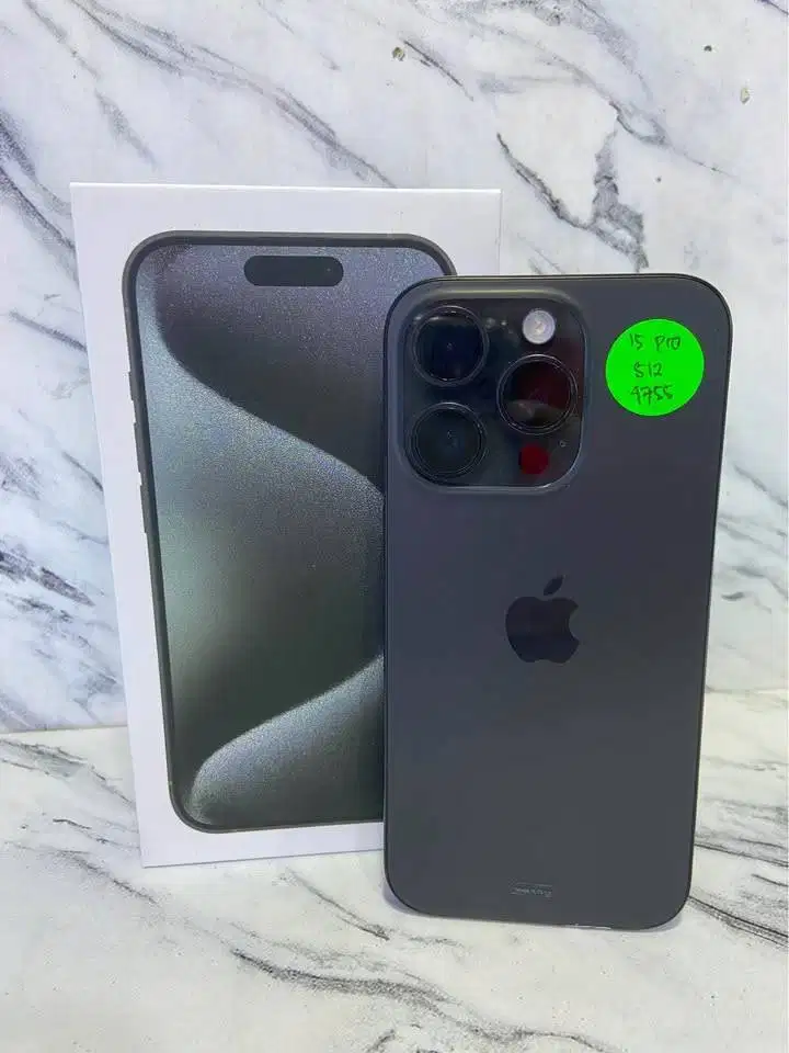 Second IPHONE 15 PRO 512gb Black IBOX Mantapp