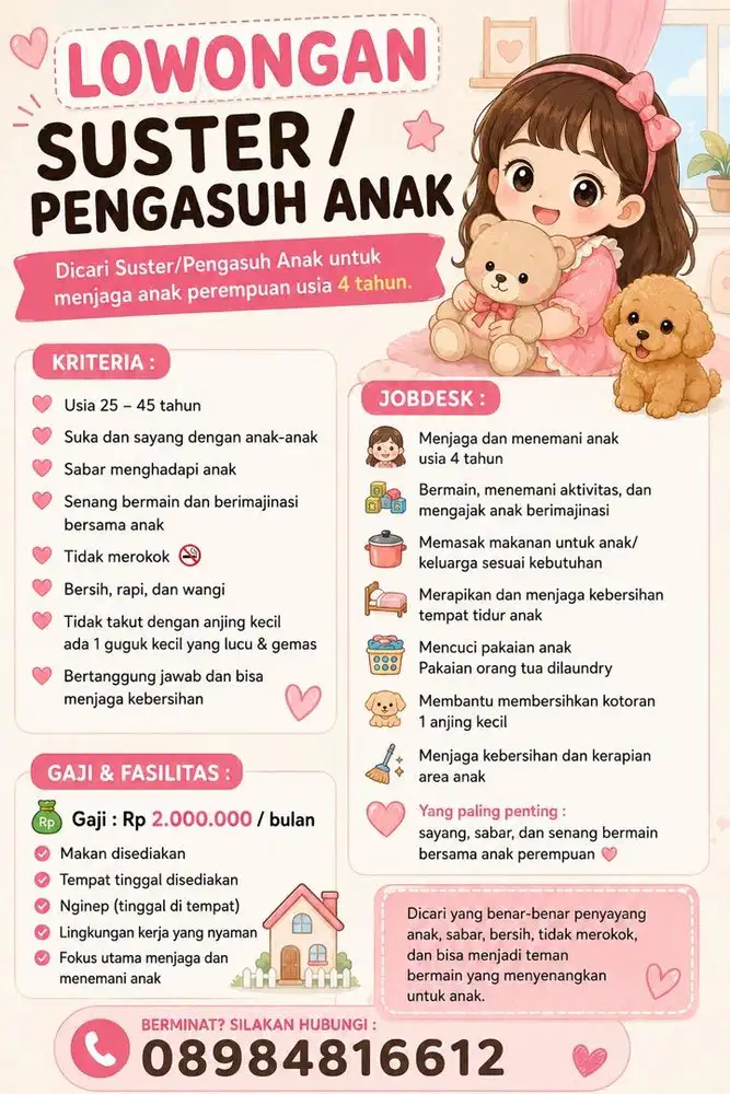 dicari baby sitter