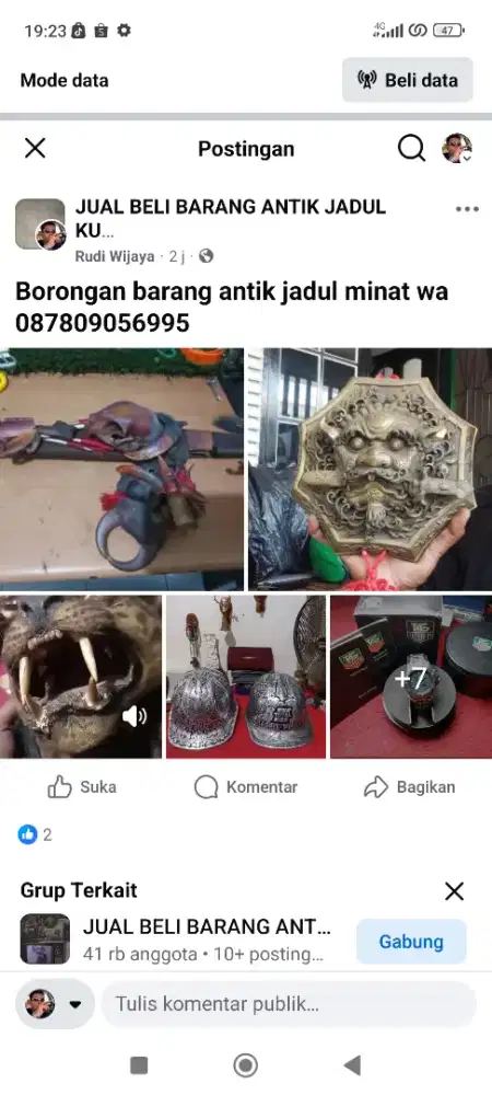 Borongan barang antik jadul dan lawas