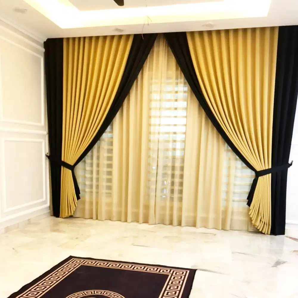 Menerima Pemasangan Gorden Wallpaper Dinding 3D Gordyn Hordeng Korden