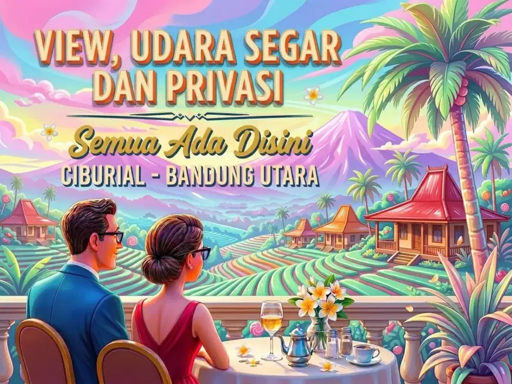 JUAL VILLA BAYAR TANAH SAJA DI CIBURIAL, DAGO, BANDUNG UTARA.