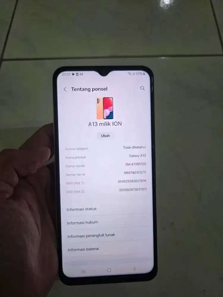 SAMSUNG GALAXY A13 4/128GB – SIAP PAKAI! MULUS !