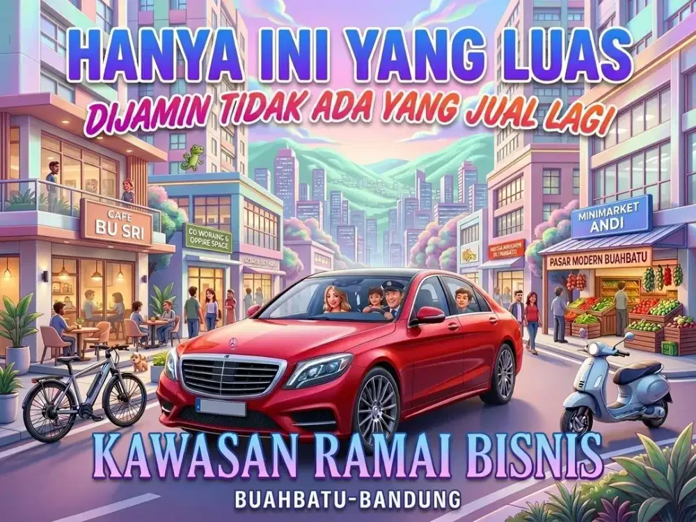 JUAL TANAH DI BUAH BATU, TURANGGA, LENGKONG, BANDUNG KOTA.