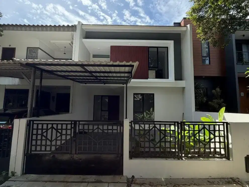 RUMAH BARU MINIMALIS TROPIS HADAP UTARA - GIRI LOKA BSD, TANGERANG SELATAN