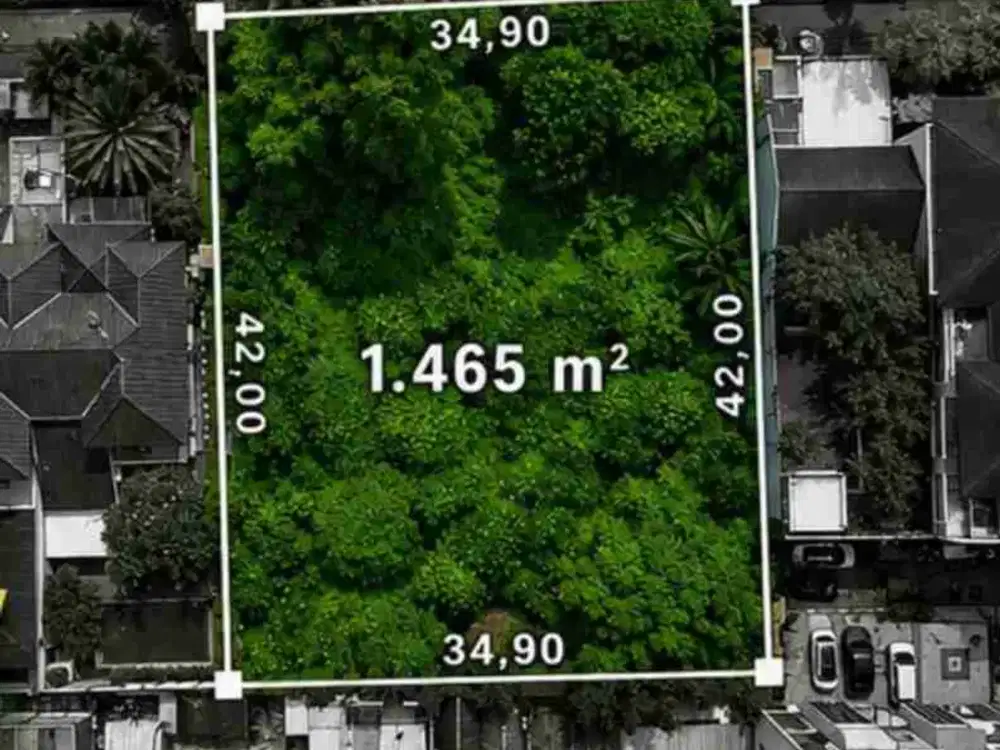 Tanah Kemang Jakarta Selatan Luas 1465M