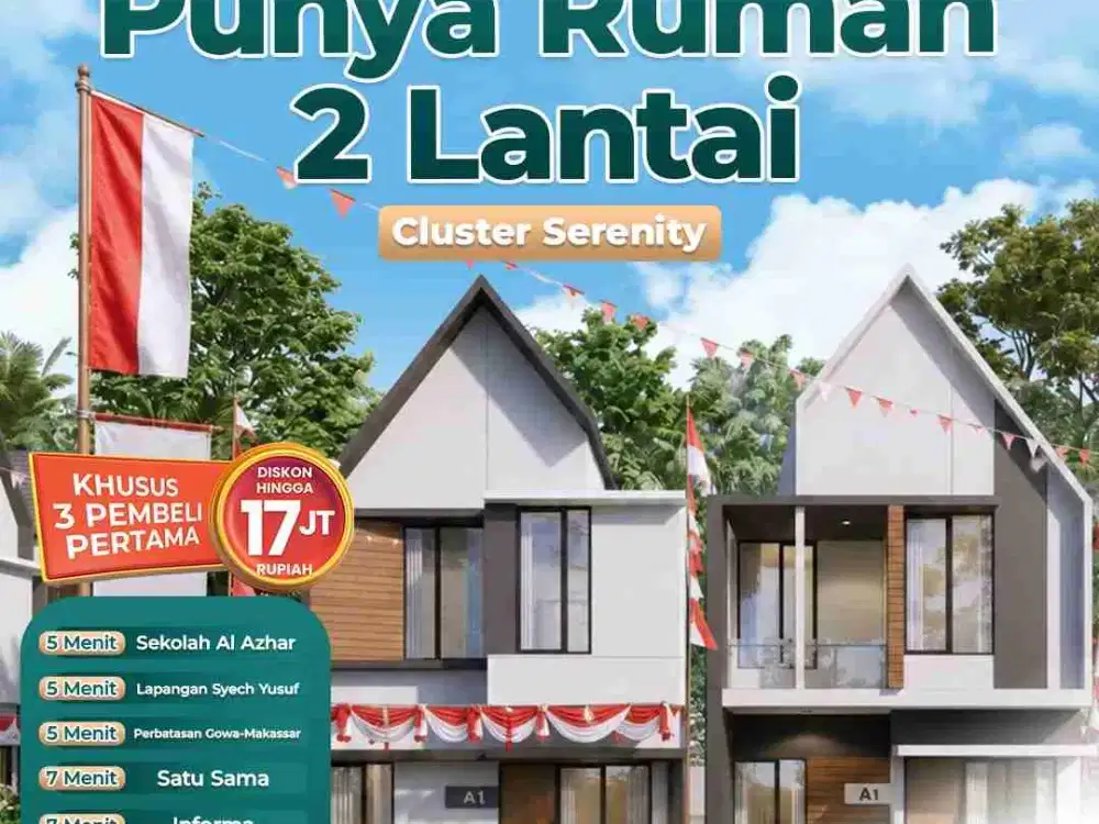 RUMAH 2 PANTAI DEKAT HERTASNING