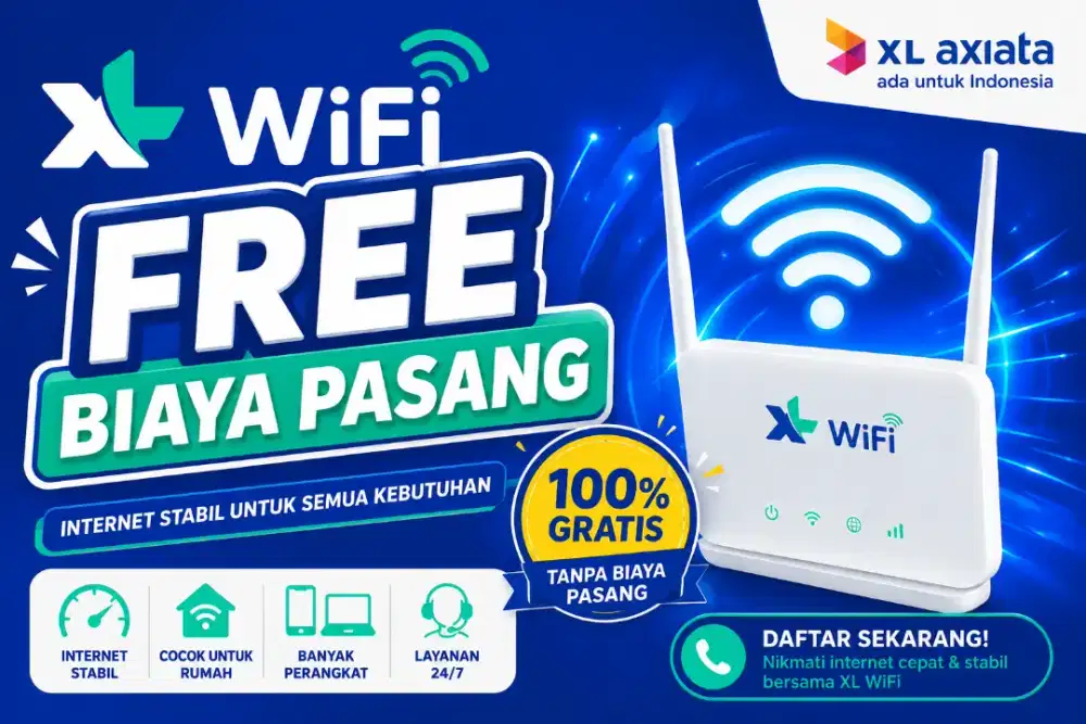 Jasa pasang baru wifi Xl Satu