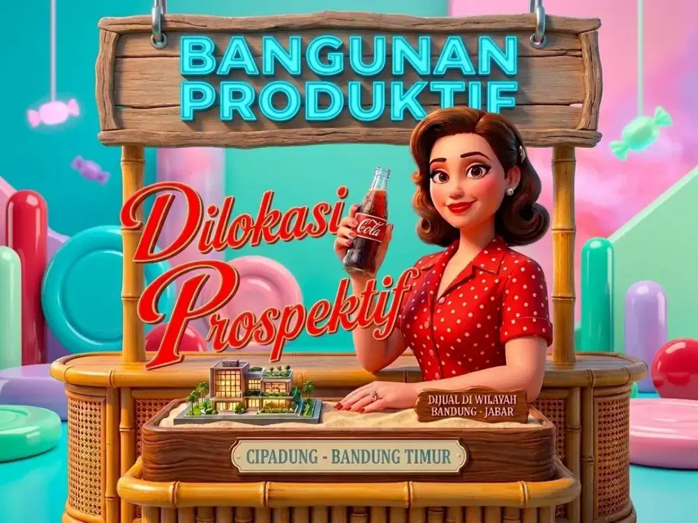 JUAL GEDUNG KANTOR DI CIPADUNG, CIBIRU, CILEUNYI, BANDUNG TIMUR.