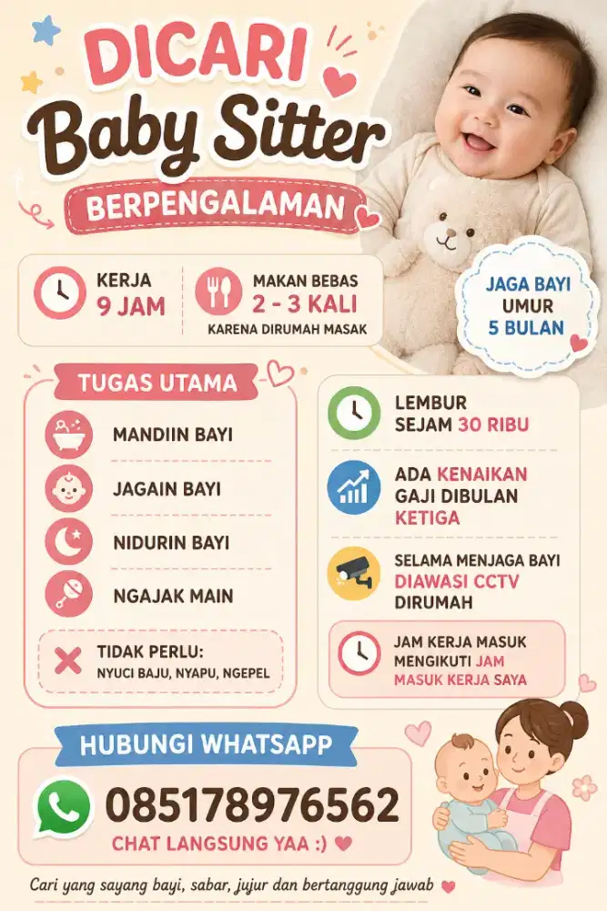 LOKER BABYSITTER PENGALAMAN
