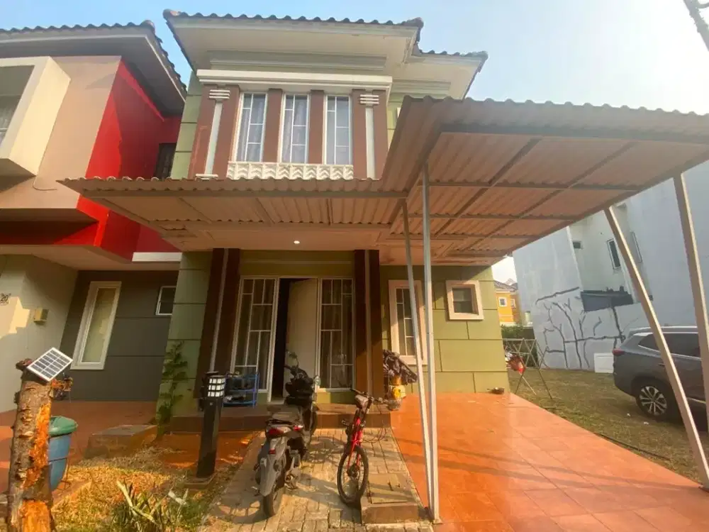 Rumah Semi Furnished Lebar 7 Hadap Utara Malibu Village Gading Serpong