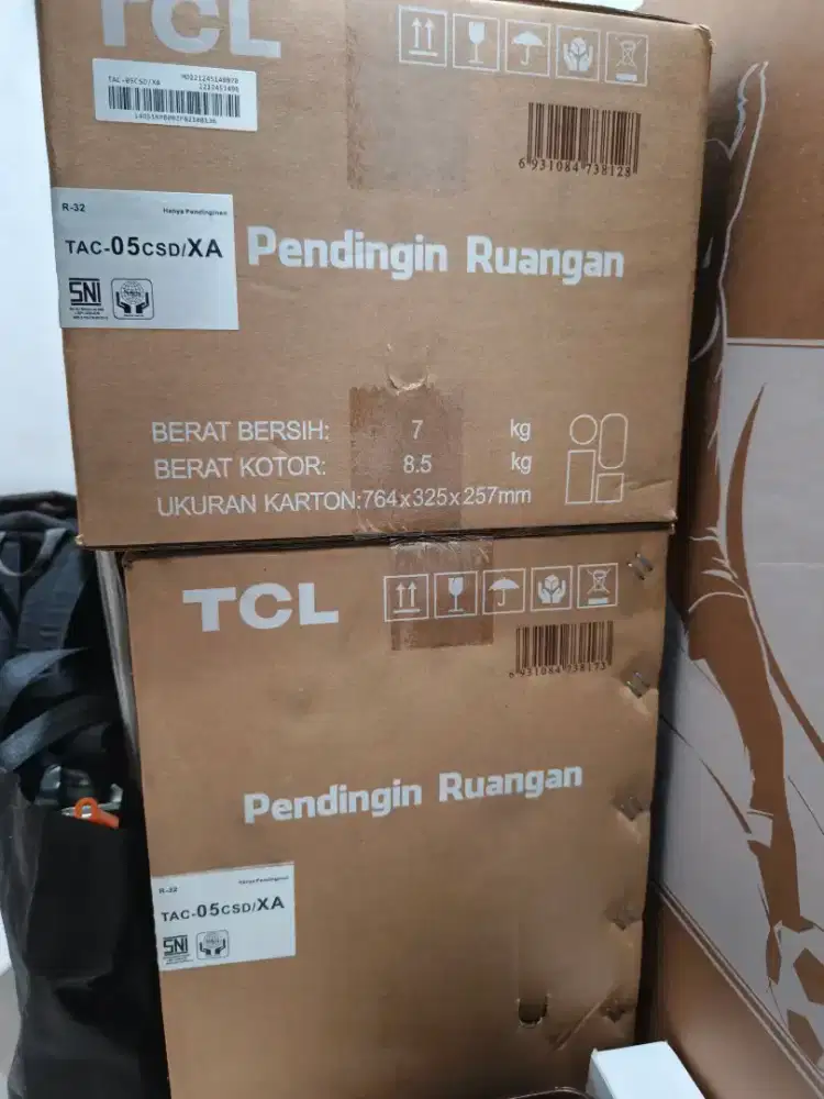 AC TCL 0.5 PK TAC-05CSD/XA Baru Segel Belum Pernah Dipasang