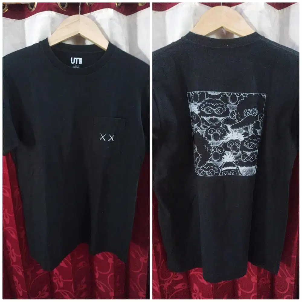 kaos uniql* hitam ukuran S