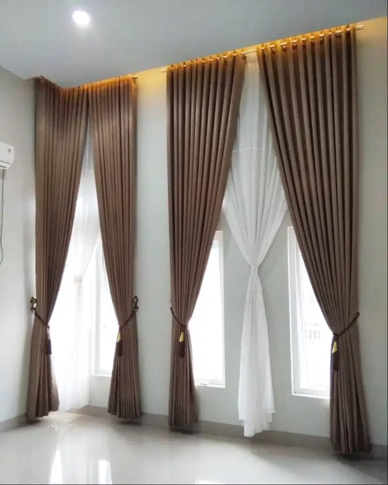 Jual Gorden Jendela & Pintu Gordyn Model Terbaru Wallpaper Dinding 3D