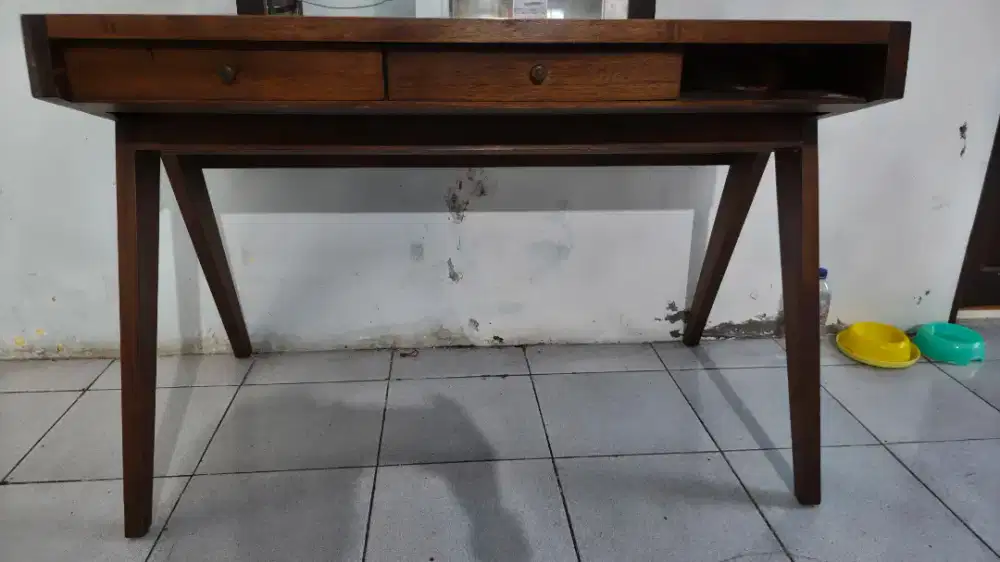 Meja Belajar kayu jati