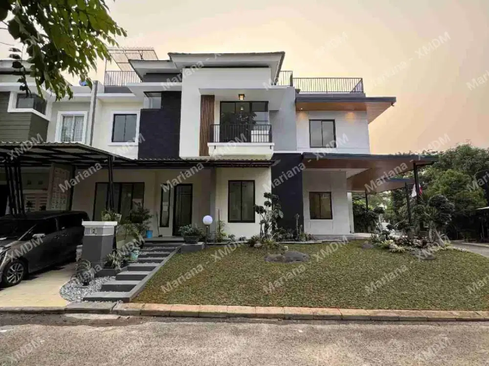 POSISI HOEK RUMAH LUAS BARU RENOVASI CLUSTER PREMIUM PHG GADING SERPONG