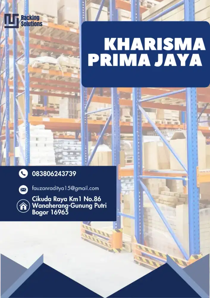 Racking System penyimpanan&Pembuatan Rak Gudang