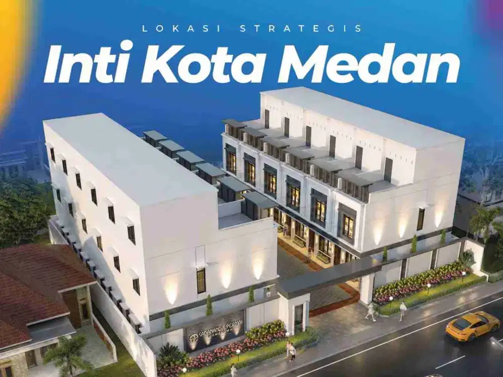 JUAL TOWNHOUSE/VILLA AREA JALAN BAMBU - KRAKATAU DEKAT SEKOLAH BIM