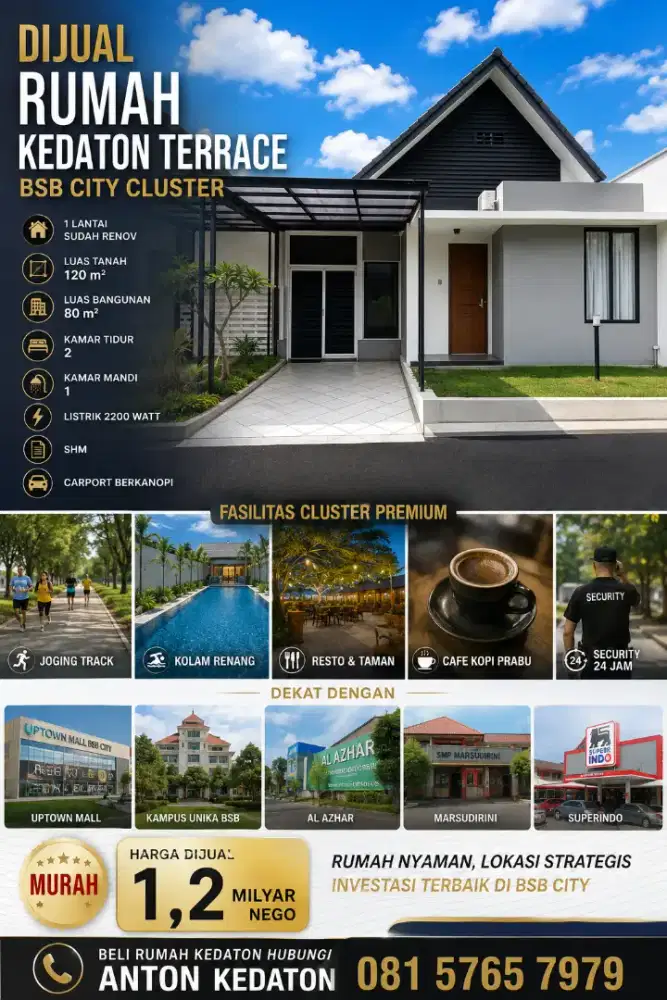 Kedaton terrace 120m bsb city the miles forest hill ivy park bu cepat