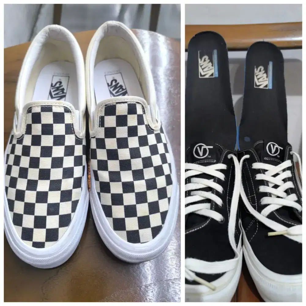 Original Vans Checkerboard Slip On OG V2 + Vans Bess Nii No Nike Dunk