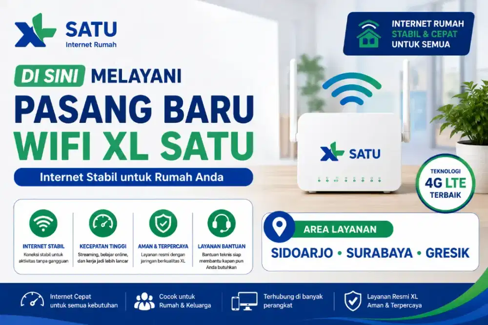 Melayani pasang baru wifi Xl Satu