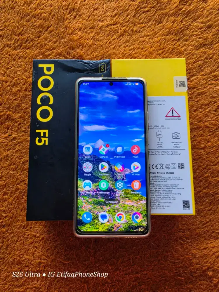 Poco F5 5G 12/256 Fulset Ori Garansi Resmi Xiaomi PocoF5 F 5 G Hp Game