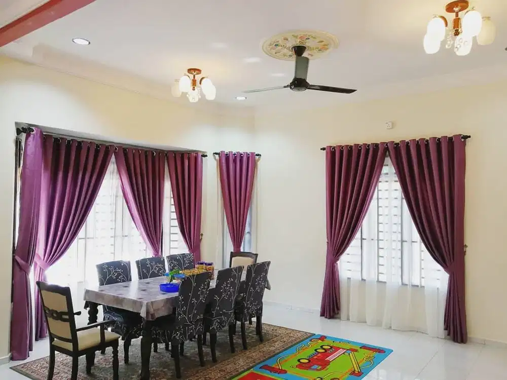 Menerima Pemasangan Gorden Wallpaper Dinding 3D Gordyn Hordeng Korden