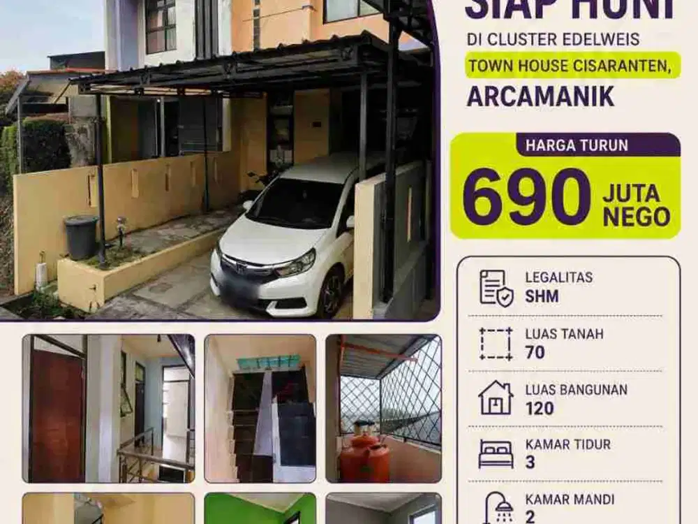 Siap Huni Rumah Cisaranten Kota Bandung
