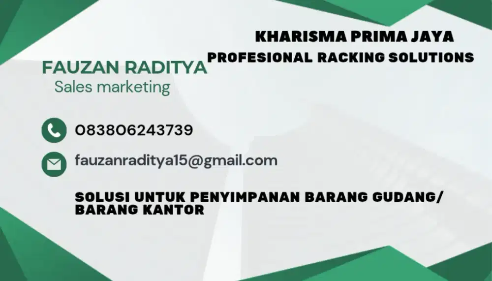 Racking Pallet System/ Rak Gudang Heavy Duty Pallet